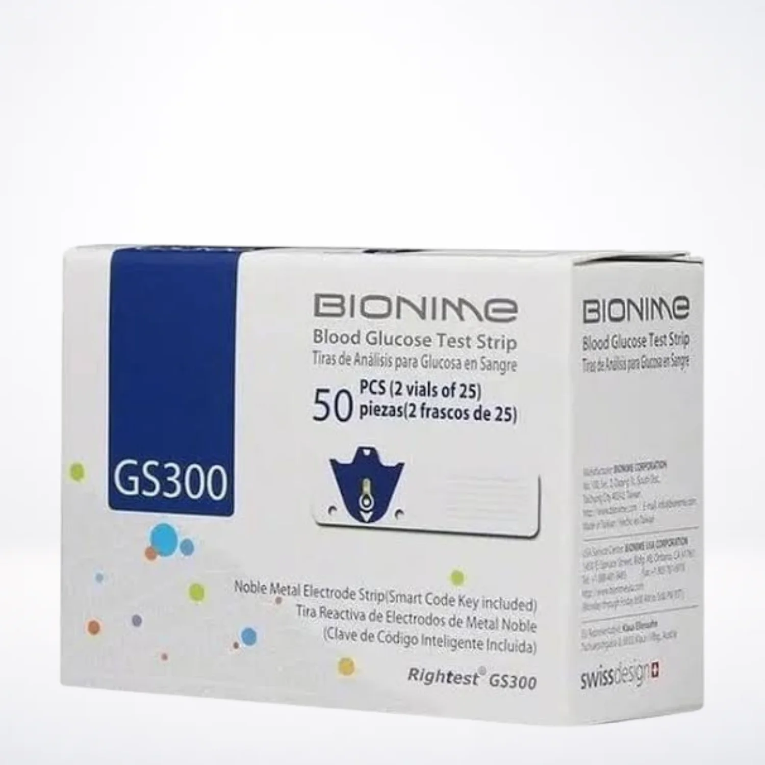 bionime gs300 bandelettes reactives 50 test de glycemie