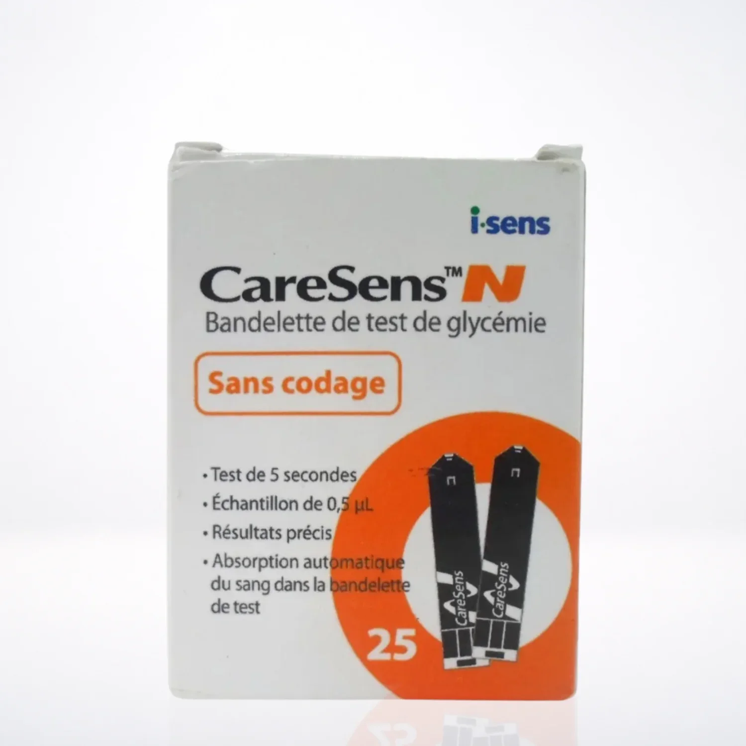 Caresens N Sans Codage Bandelette 25 Pieces