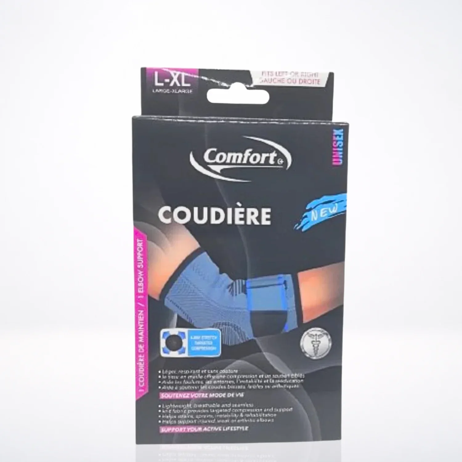 Comfort Coudiere Maintien Noir Small-Medium