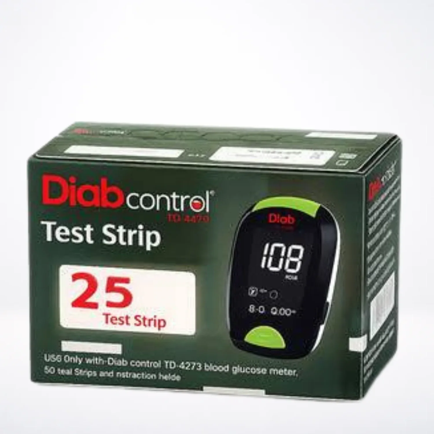 diab control boite de 25 bandelettes de glycémie