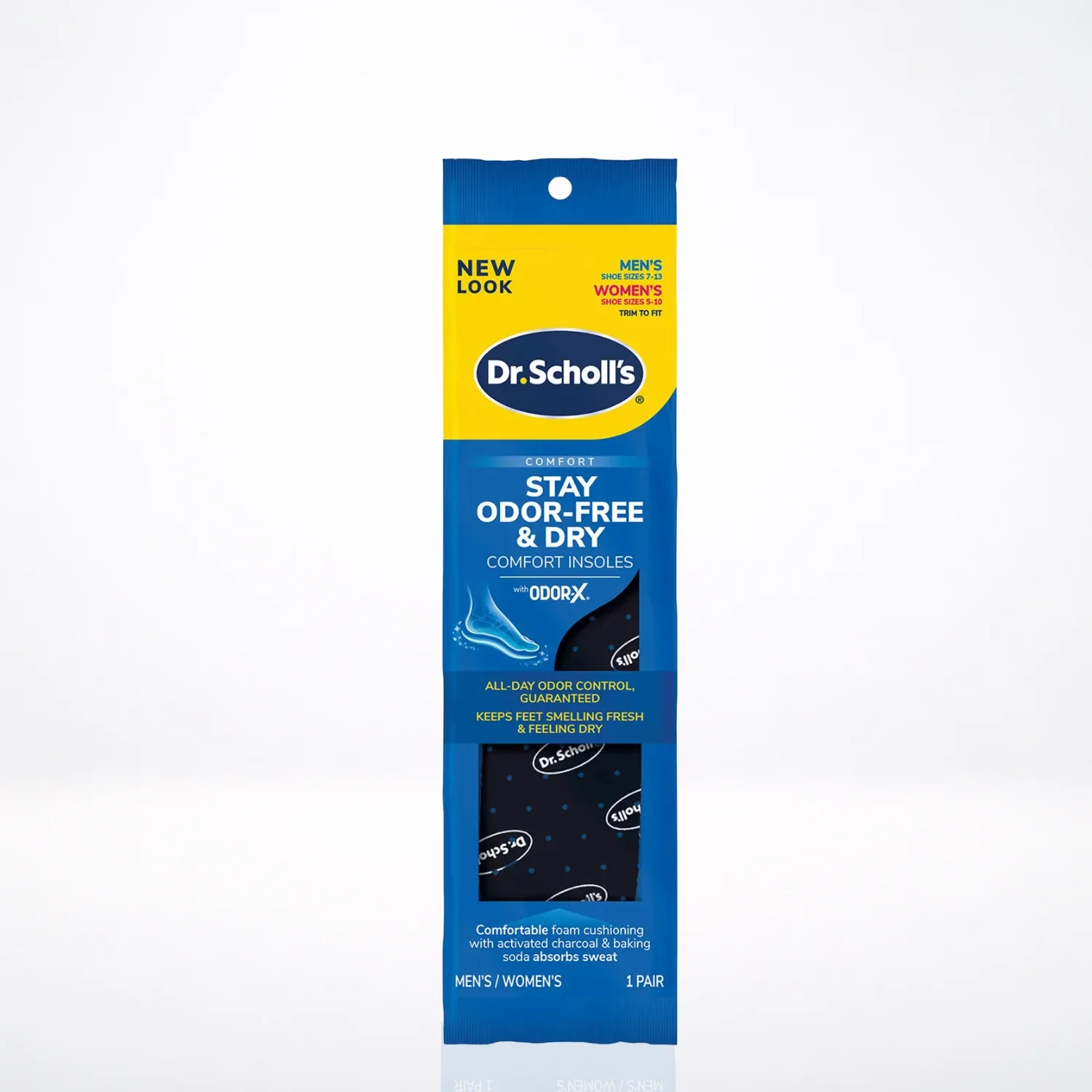 Dr.scholl’s Comfort Stay Odor-Free & Dry Insole Unisex