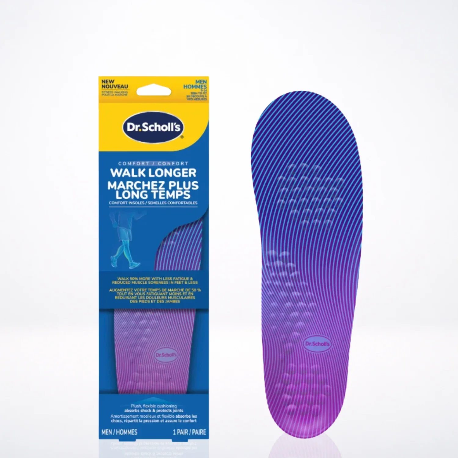 Dr.scholl’s Comfort Walk Longer Insole Men’s & women's