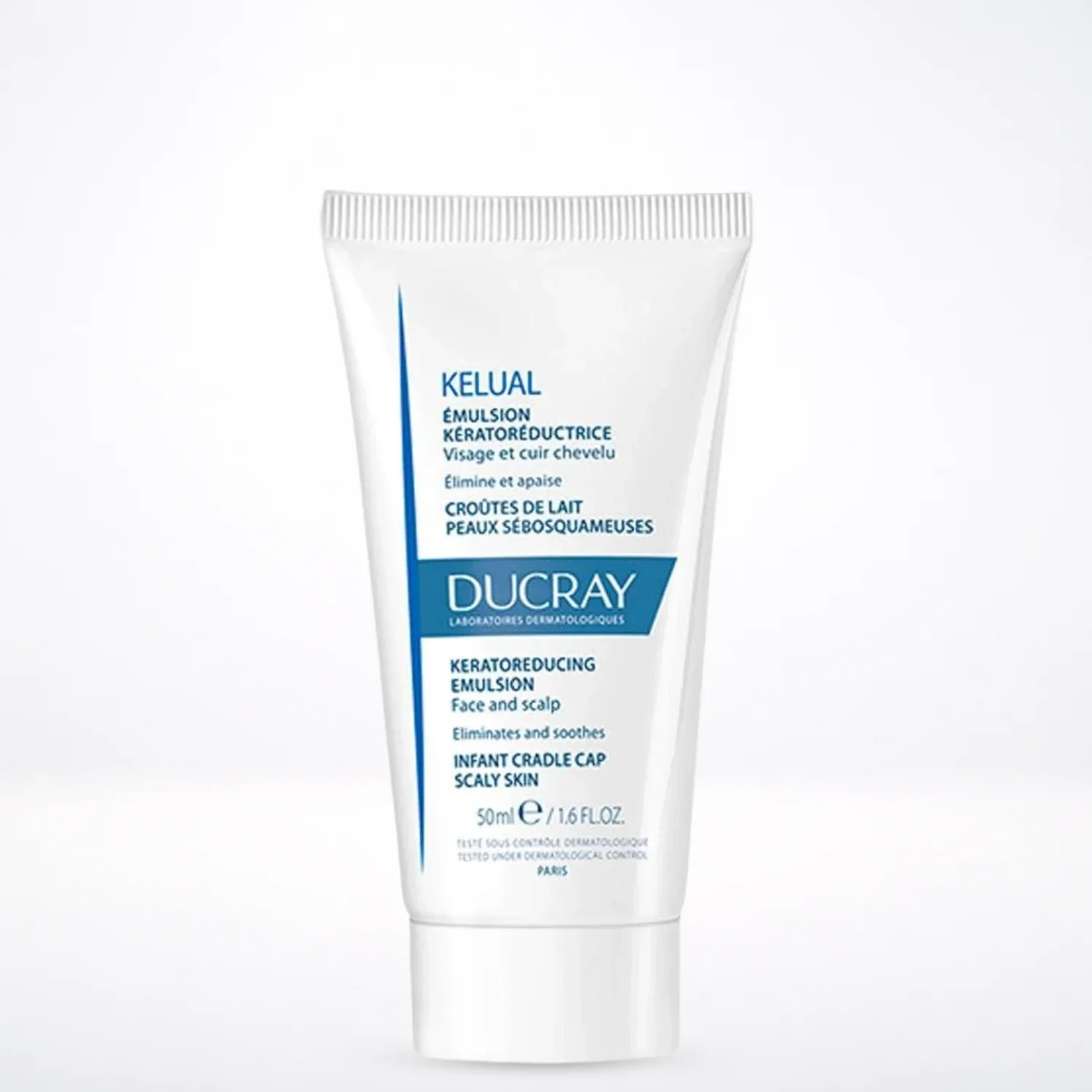 DUCRAY Kelual Émulsion 50ml - Croûtes de Lait & Squames Bébé