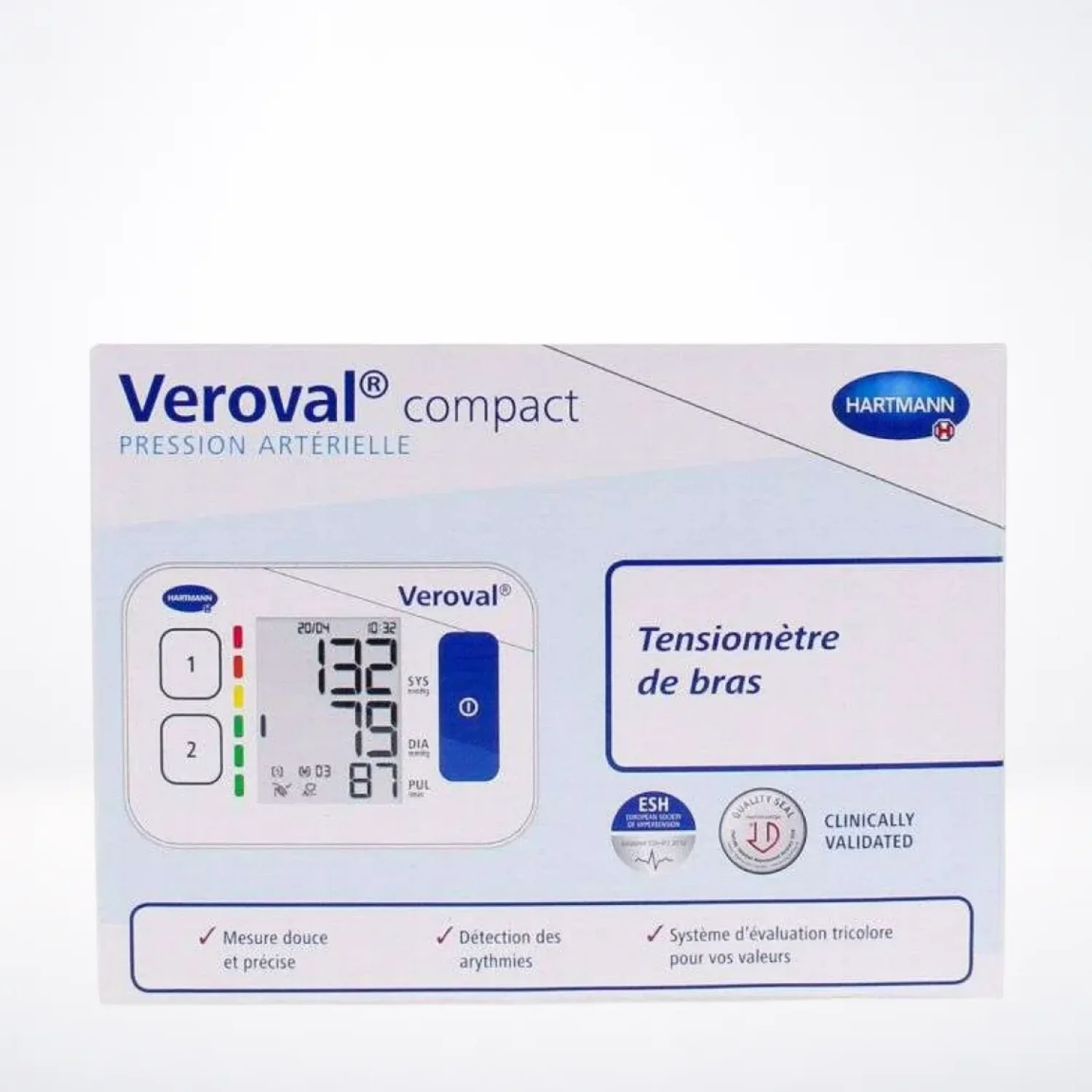 HARTMANN Veroval Compact Tensiomètre De Bras – x1 – Précision Et Simplicité D’Utilisation