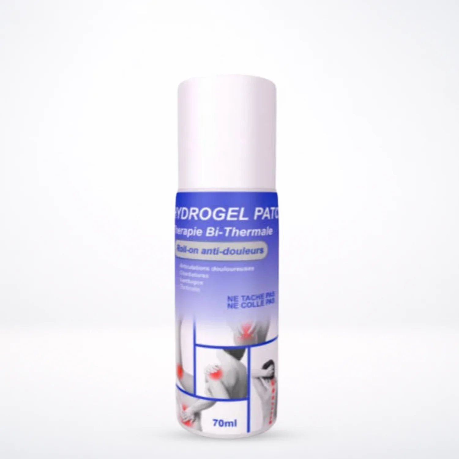 Hydrogel Patch Roll-On Anti-Douleurs Puissant – 70ml