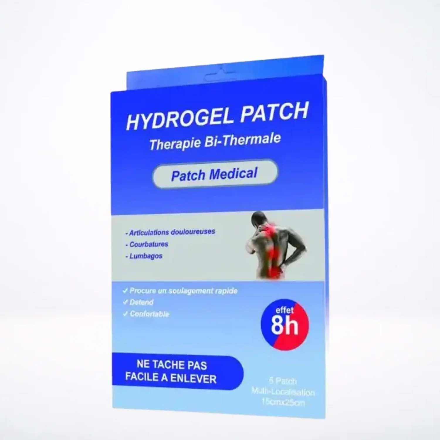 HYDROGEL PATCH Therapie Bi-Thermale 15cmx25cm – Bte 5 unités
