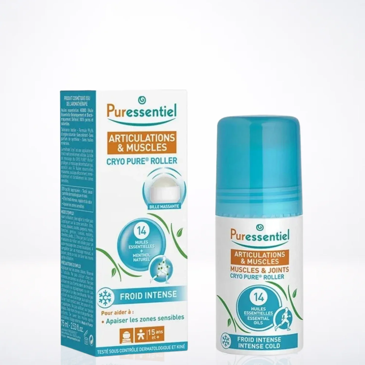 PURESSENTIEL ARTICULATIONS ET MUSCLES CRYO PURE ROLLER – 75 ML