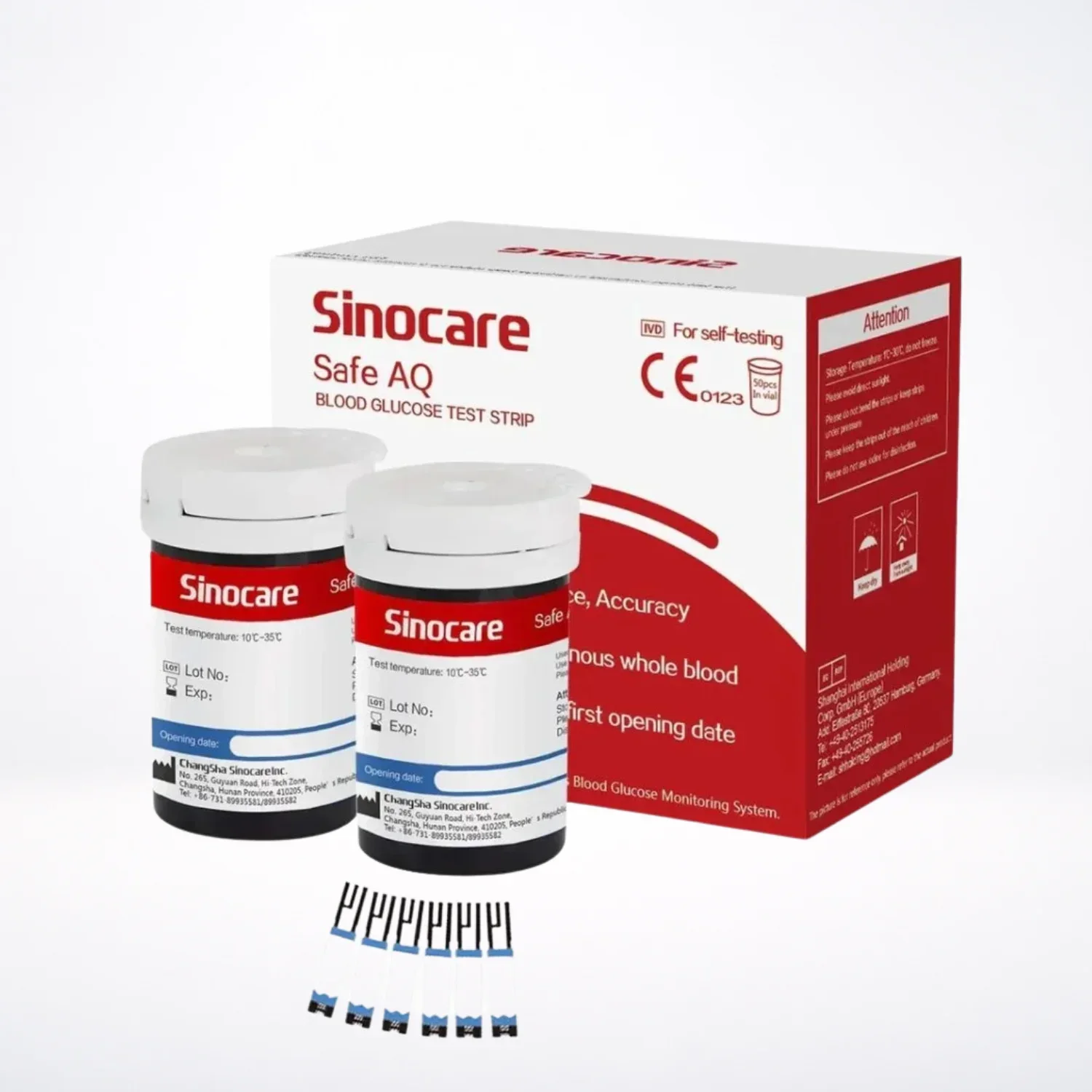 Sinocare Bandelettes 50 Pieces