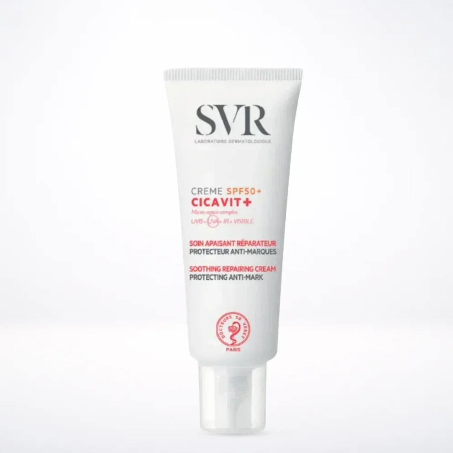SVR Cicavit+ Crème Réparatrice SPF50+ 40ml Peaux Abîmées Anti-Marques Soleil