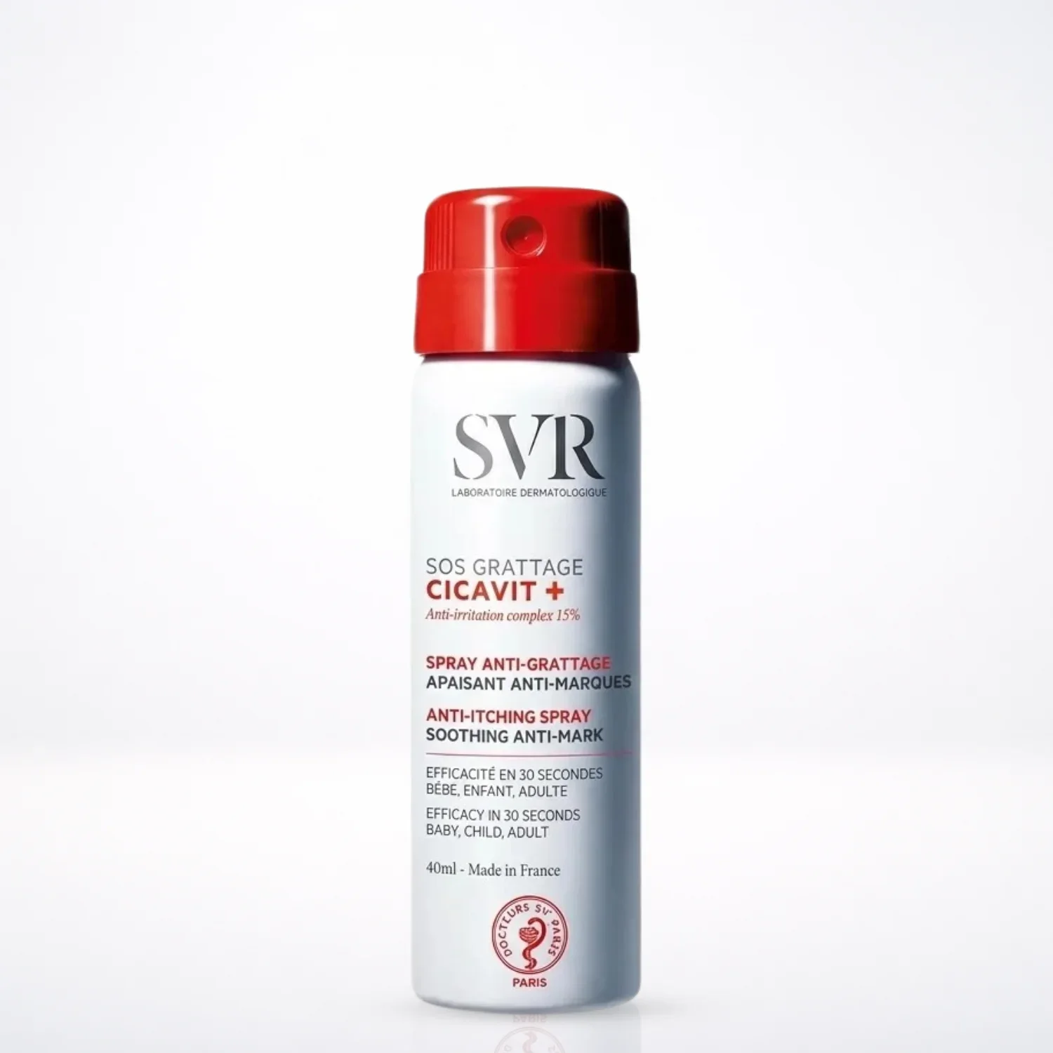 SVR Cicavit+ SOS Grattage 40ml Spray Anti-Grattage Apaisant Anti-Marques Corps