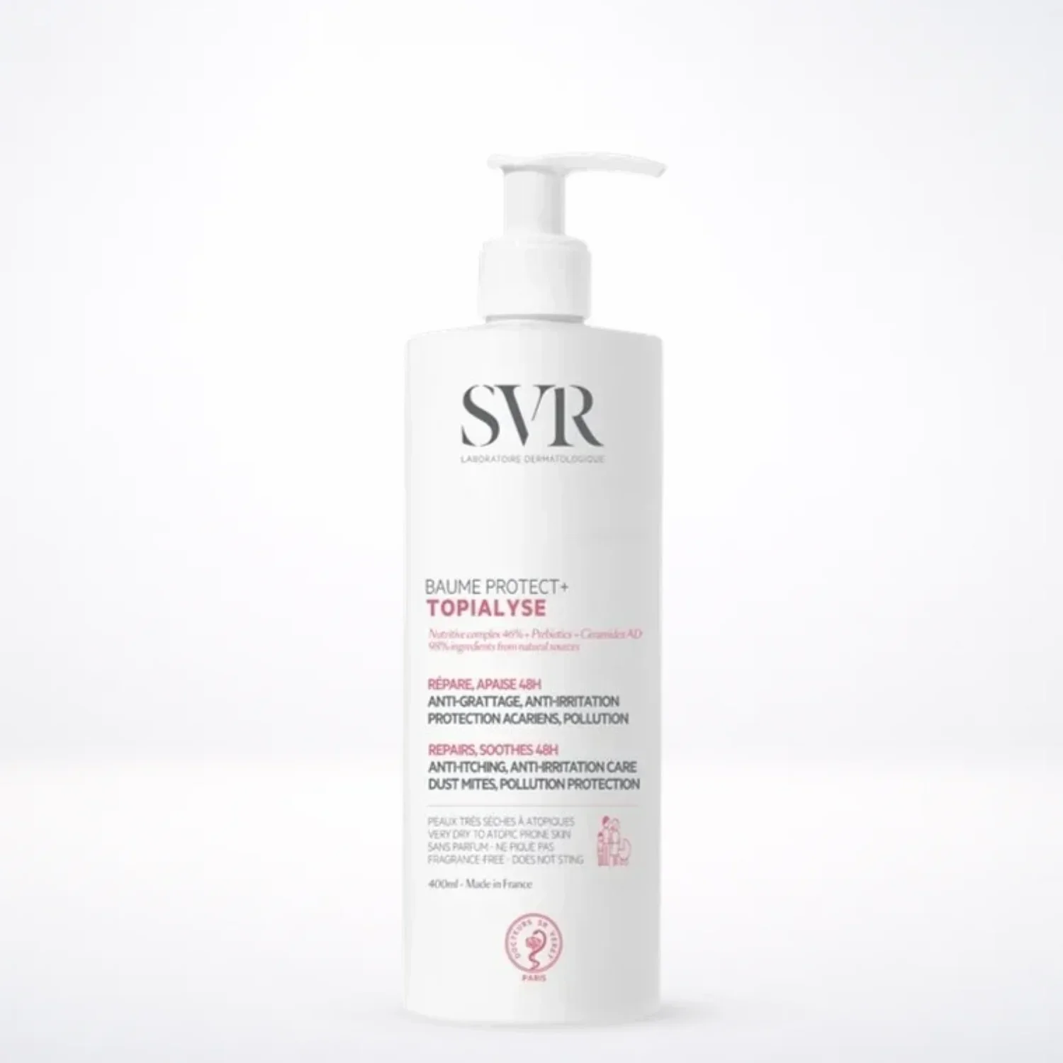 SVR TOPIALYSE Baume Protect+ Réparateur Peaux Très Sèches 400ml