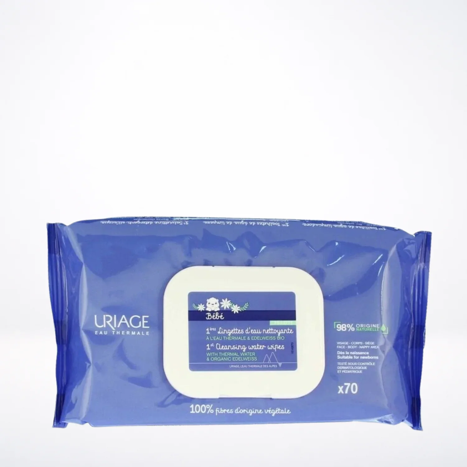 URIAGE BÉBÉ 1ères lingettes nettoyantes | 70 U