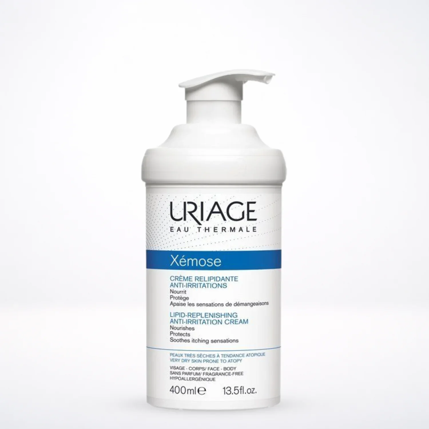 URIAGE XEMOSE CRÈME APAISANTE RELIPIDANTE ANTI-IRRITATIONS 400 ML