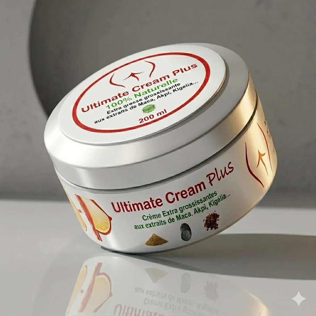 Ultimate Cream Plus 200 ml : crème grossissante pour fesses, hanches et poitrine