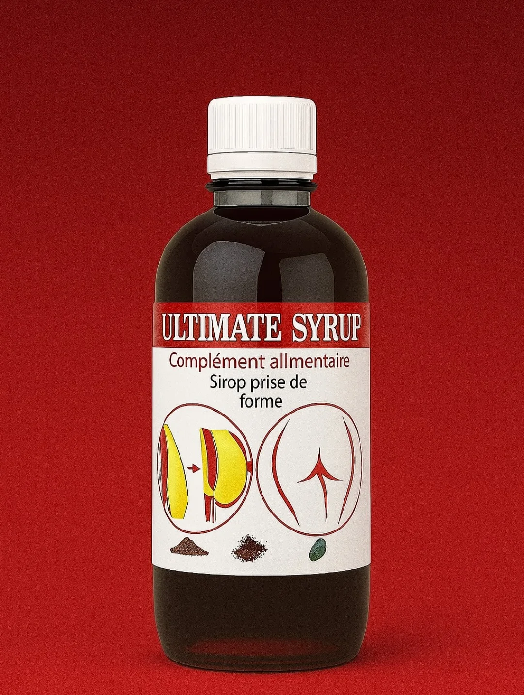Ultimate Syrup : sirop complément alimentaire pour prendre des formes (fesses, hanches, poitrine)