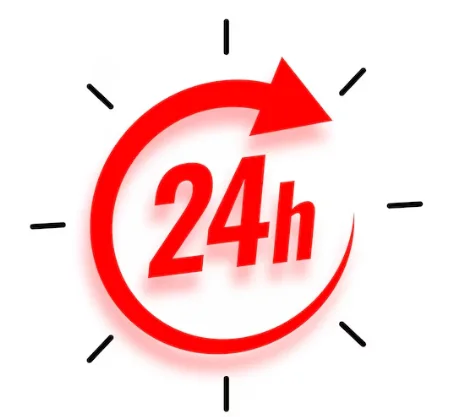 جاهزون للرد على استفساراتكم 24/24 طيلة ايام الأسبوع