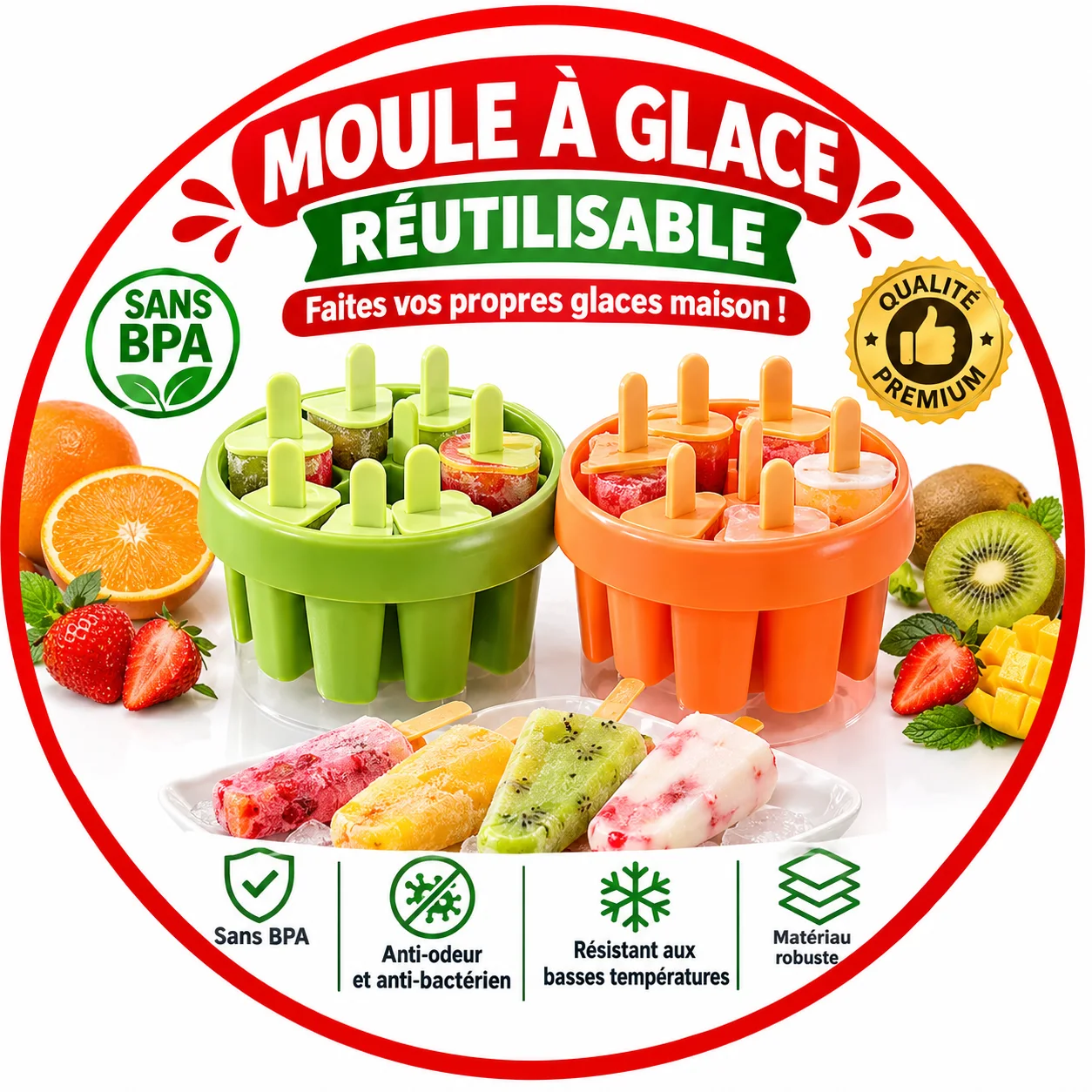 Moule créme glacée
