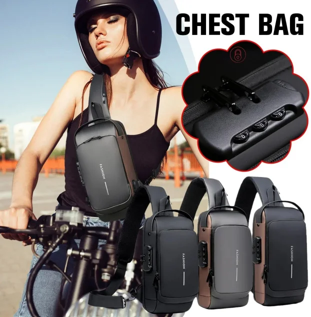Anti-Theft Chest Bag - حقيبة صدر مضادة للسرقة