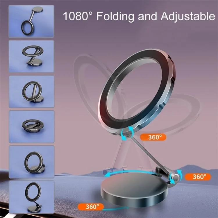Ultra-Magnetic 360° Rotating Dashboard Phone Holder – حامل هاتف مغناطيسي بزاوية 360 درجة للسيارة