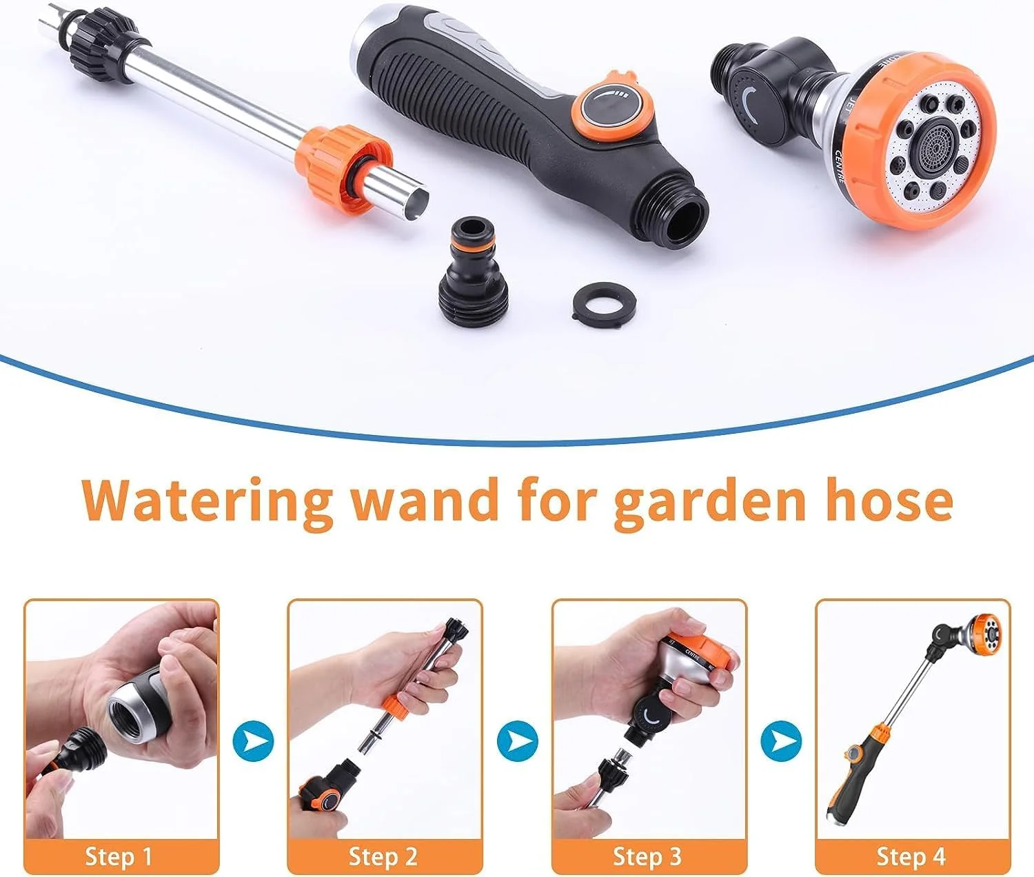 Multi-Purpose Adjustable Water Spray Nozzle – فوهة رش ماء متعددة الاستخدامات قابلة للتعديل