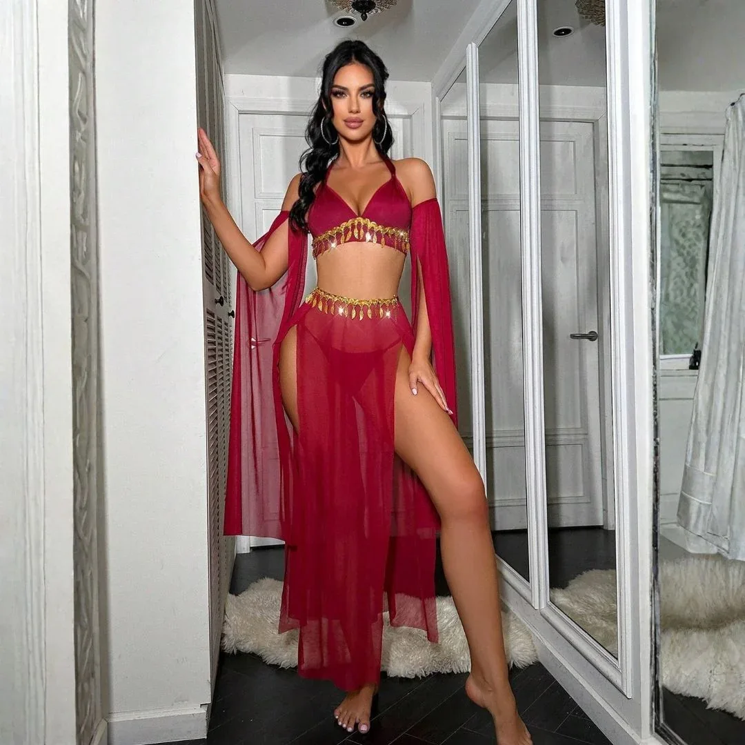 Ensemble Bordeaux Velours