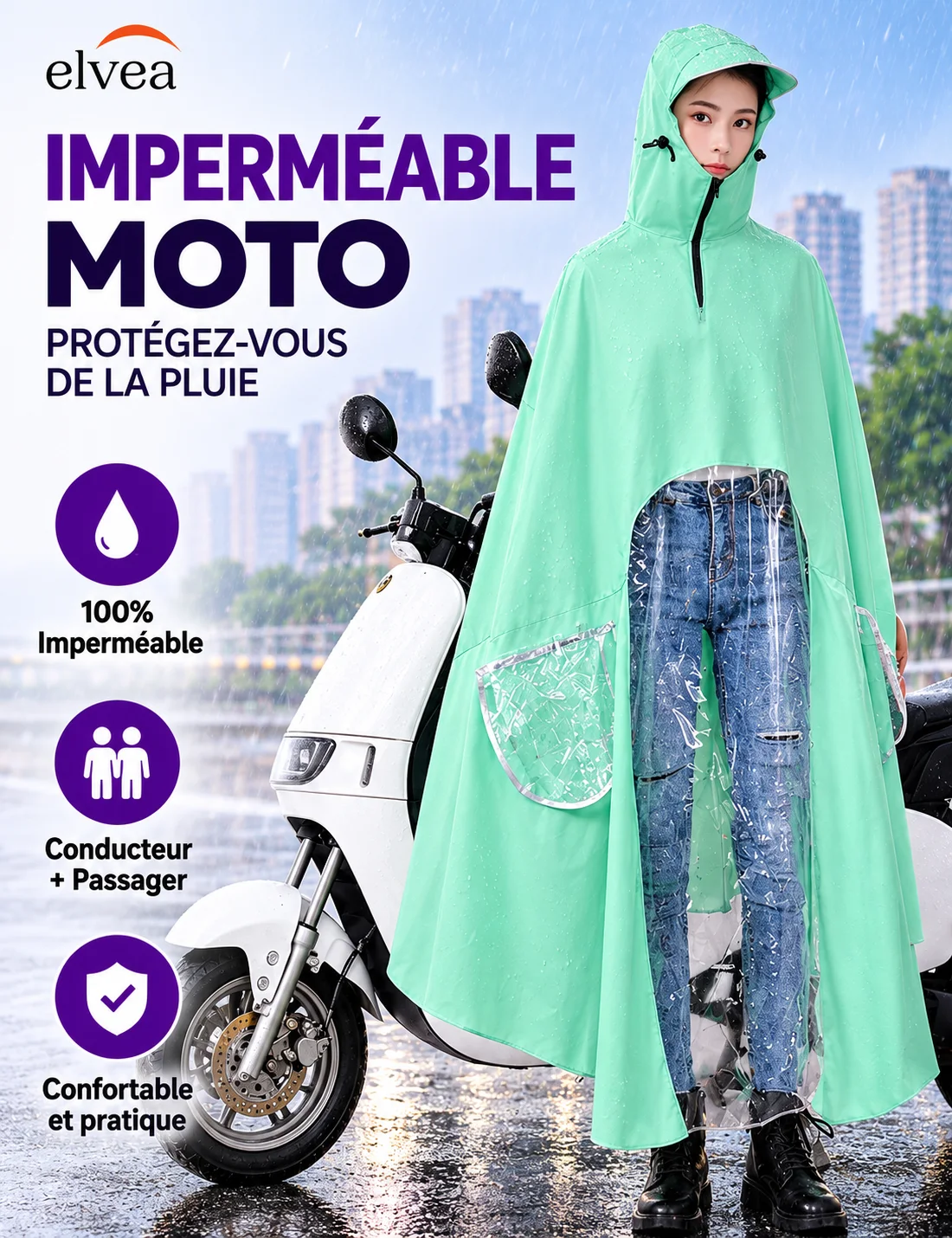 Imperméable Moto