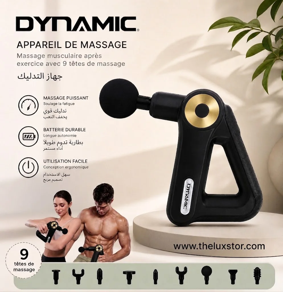 Dynamic Pistolet de Massage avec 9 Têtes (copy)