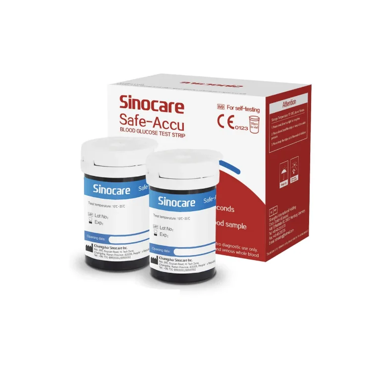 Bandelettes Sinocare – Boite de 50