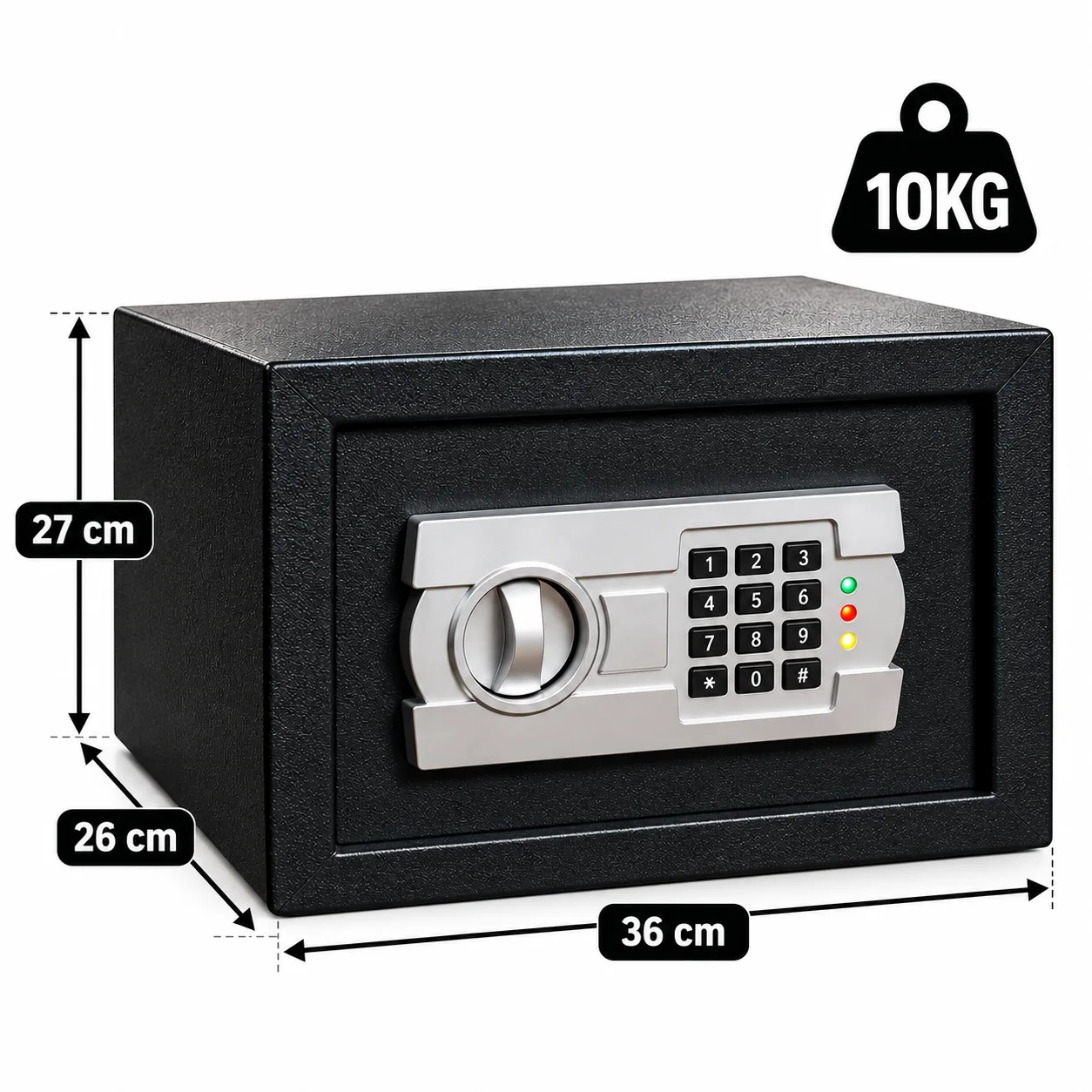 COFFRE FORT KIHAL SAFETY 36CM 10KG