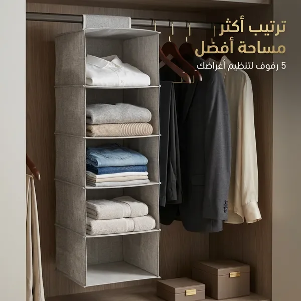 منظم ملابس معلق للدولاب