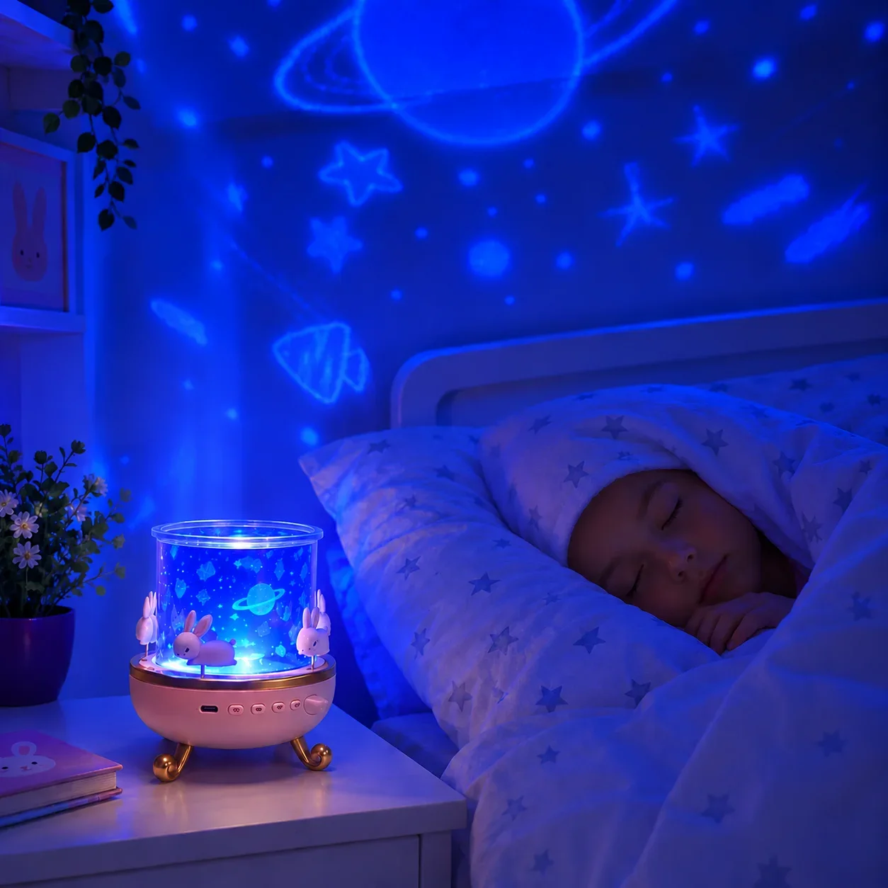 Projecteur Lumineux pour Enfants avec Bluetooth
