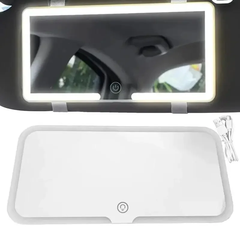 Miroir de courtoisie de voiture مراة فانيتي للسيارة مع اضواء