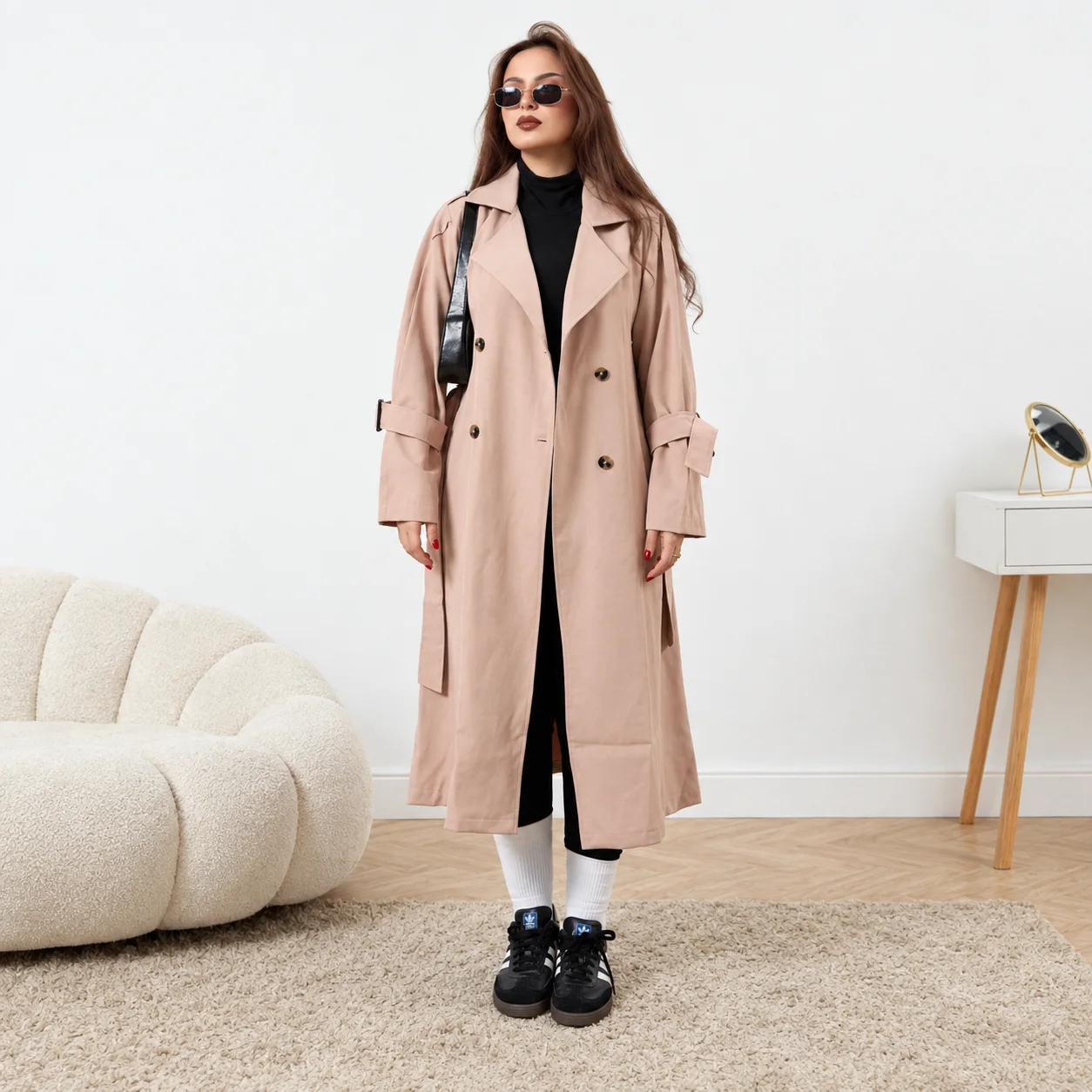 🔥 TRENCH NERMINE — نفس اللبسة… ولكن اللوك؟ مختلف.