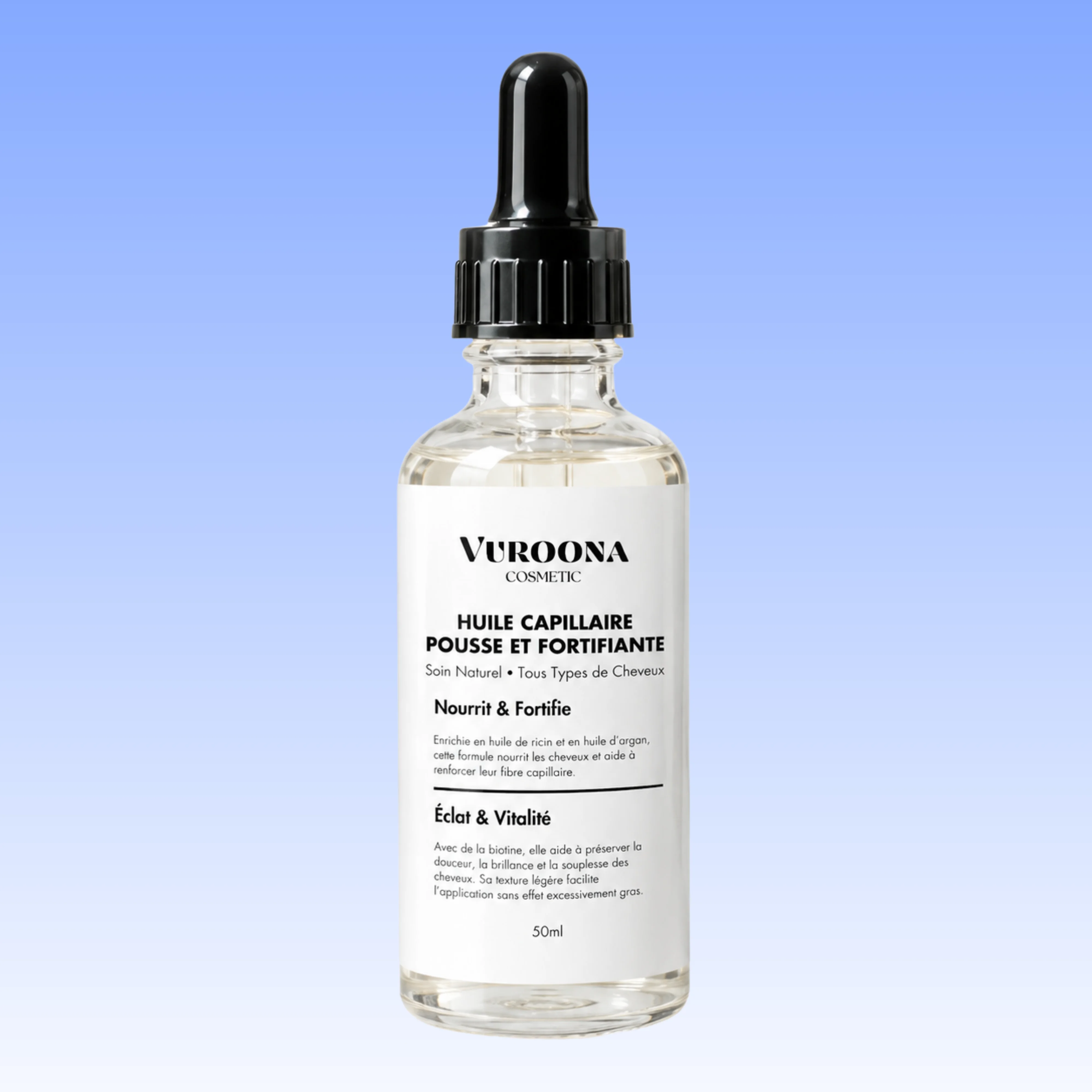 Huile Capillaire Fortifiante – Ricin & Argan