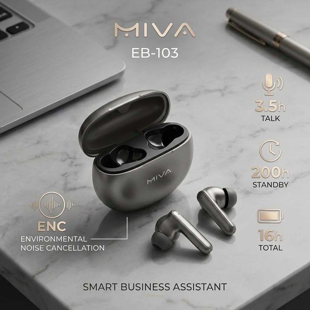Ecouteurs Bluetooth miva eb-103