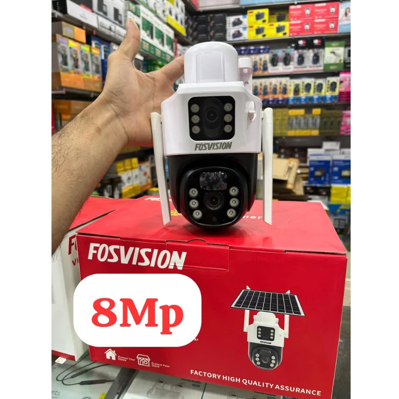 كاميرا مراقبة FOSVISION  4G – دوران وتحكم عن بُعد وكشف الحركة