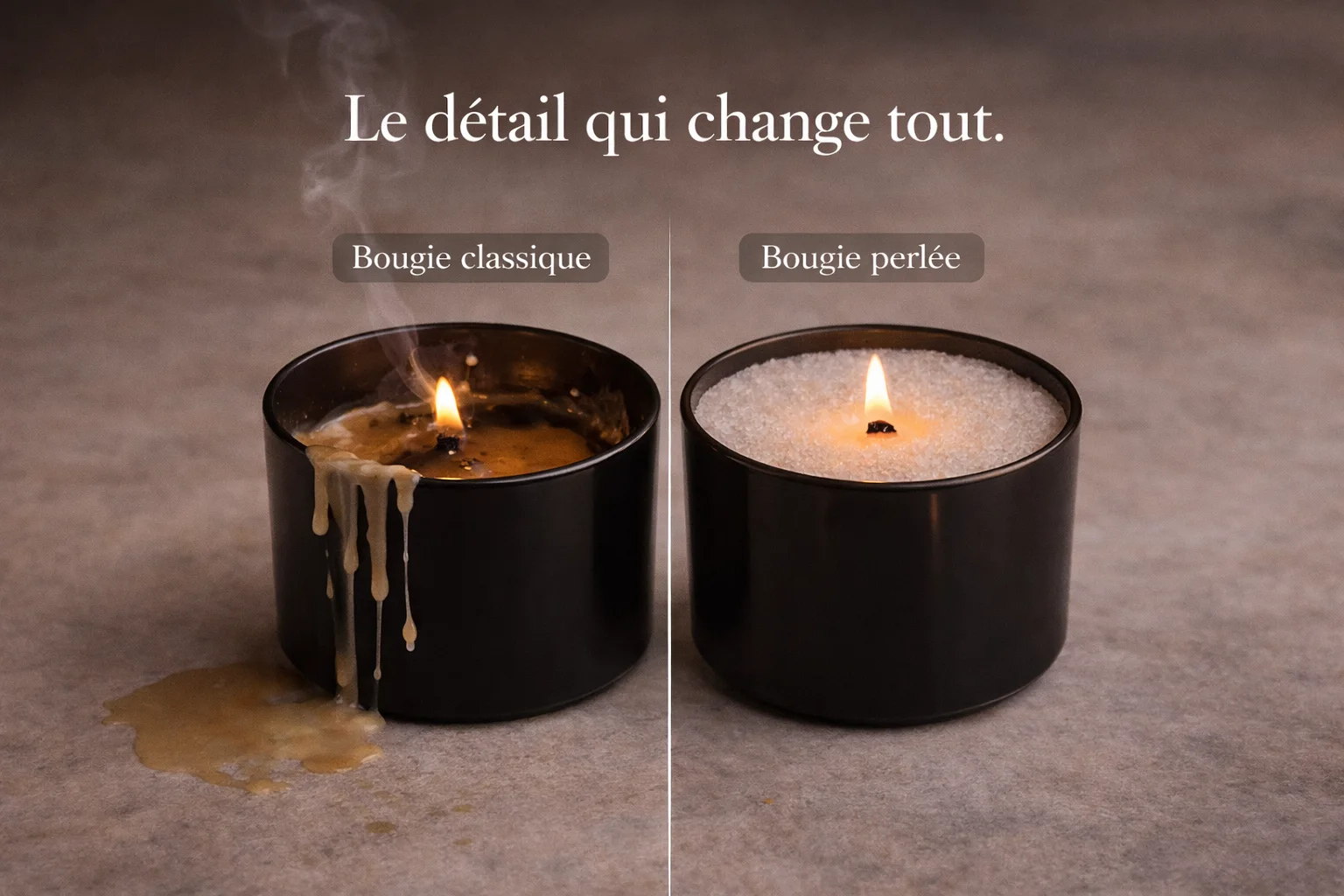 L’élégance d’une flamme parfaite