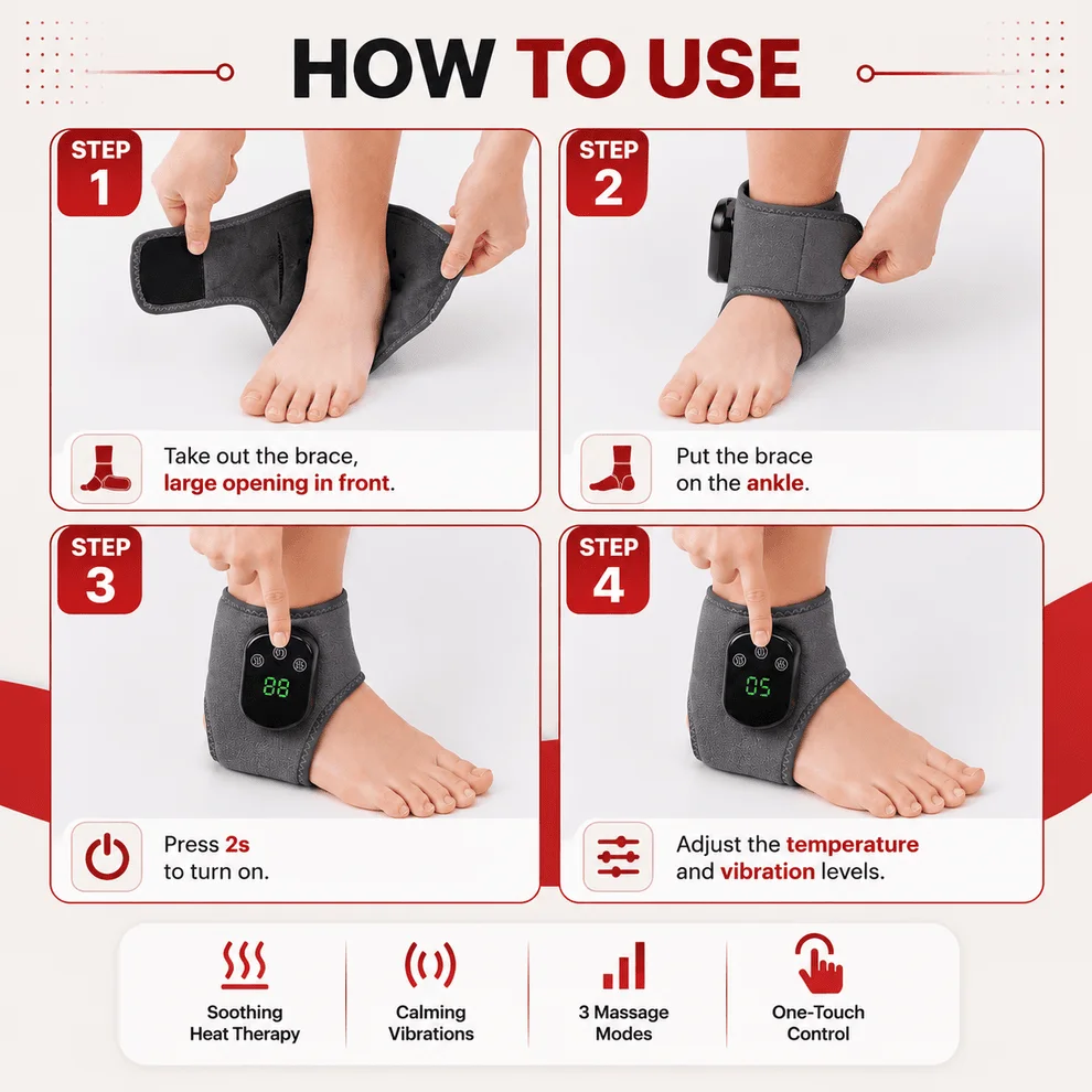 مدلك الكاحل فياكسا - Veaxa Ankle Massager
