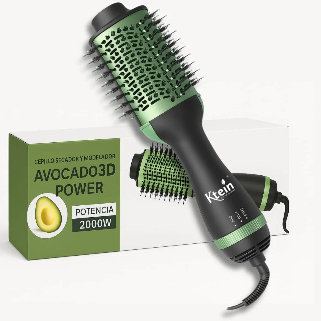 Avocado 3D power فرشاة الشعر الاحترافية