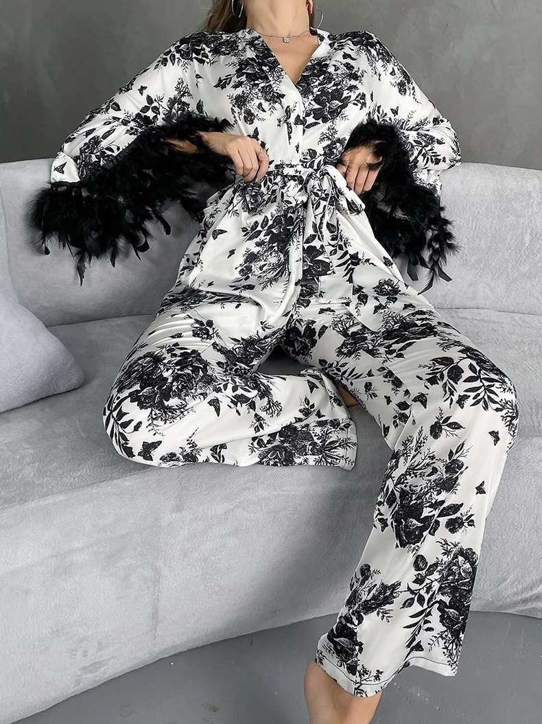 Ensemble satin de luxe