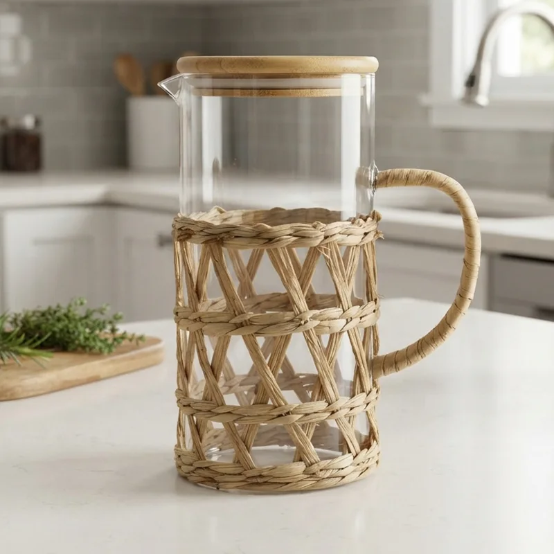 Carafe avec Housse Naturelle