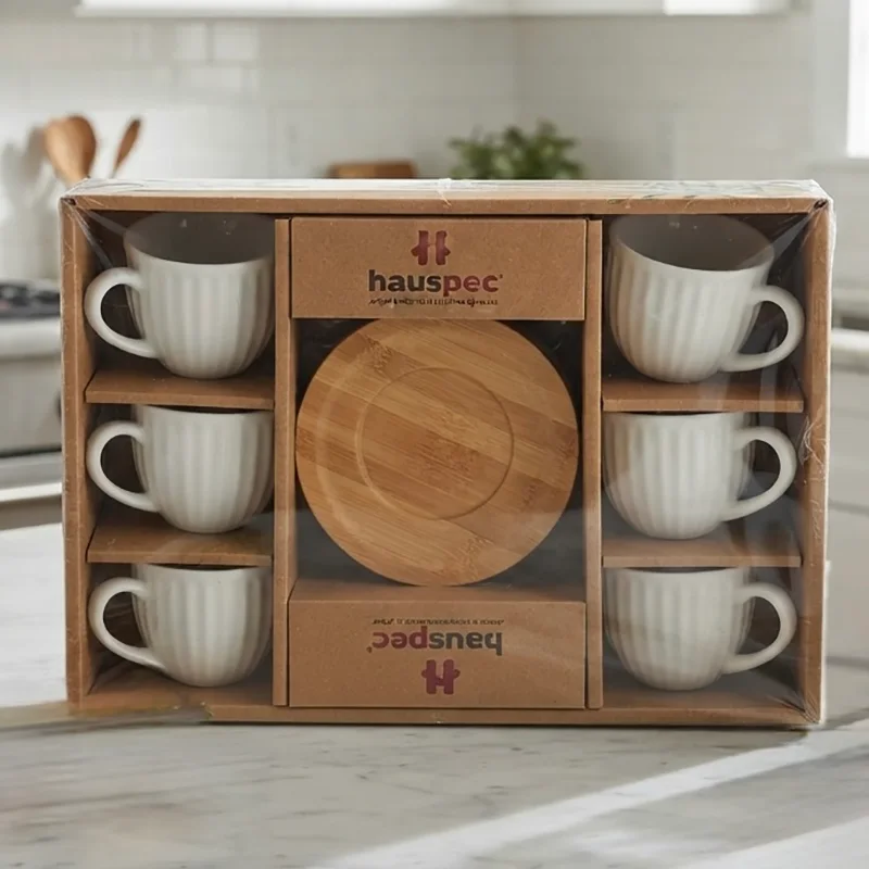 Set 6 Tasses 6 Soucoupes