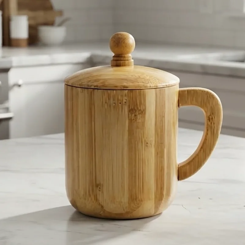 Tasse Bambou Couvercle
