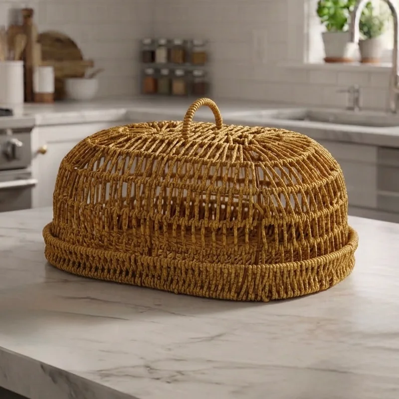 Cloche Osier Ovale
