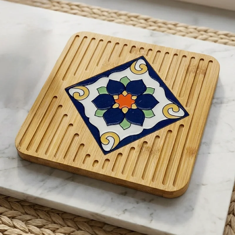 Dessous De Plat Bambou Céramique