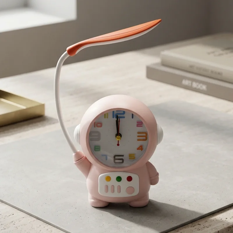 Lampe Bureau Astronaute Rose