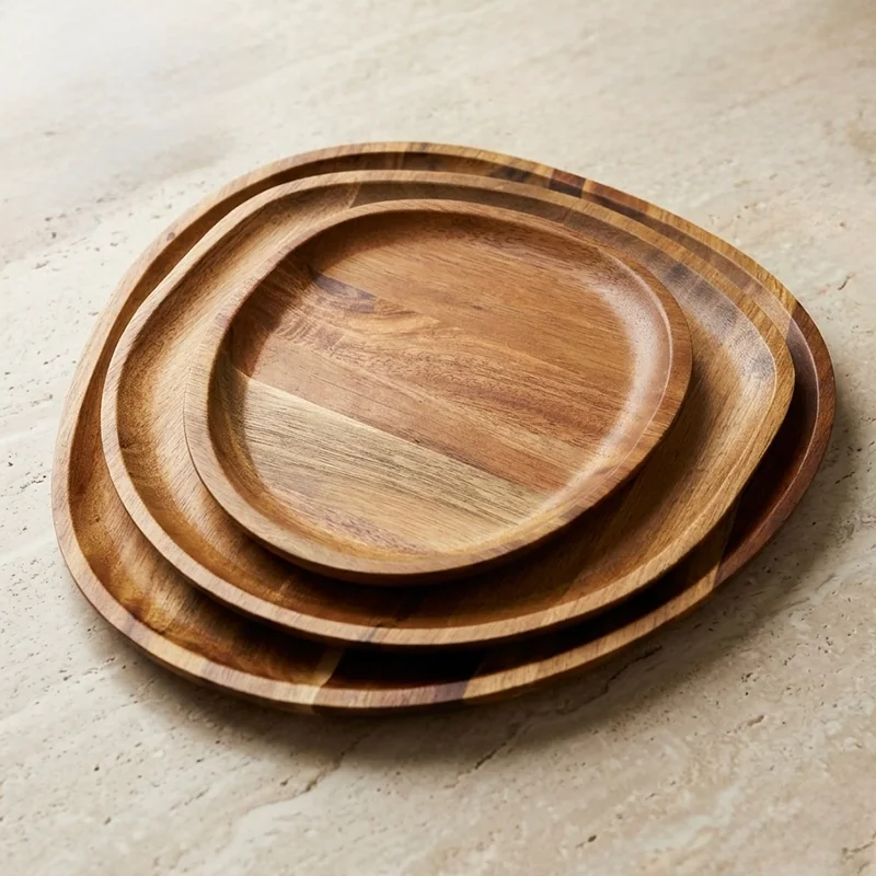 Lot 3 Plateaux Irréguliers Acacia