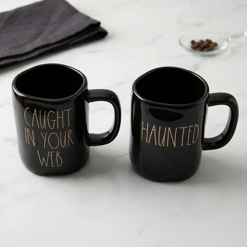 Mugs Céramique Noir Inscriptions