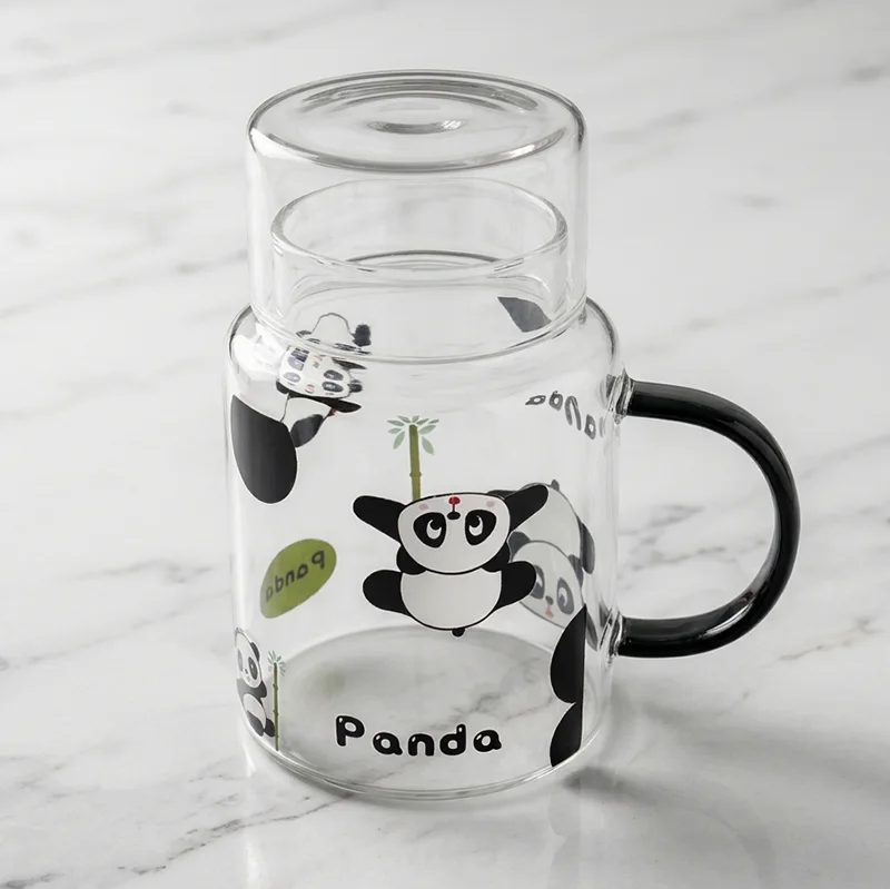 Carafe Verre Motif Panda
