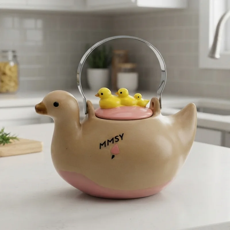Théière Canard en Céramique